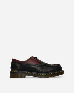 MM6 Maison Margiela Women s Dr. Martens 1461 / Penton Mash Up Loafers Black / Oxblood