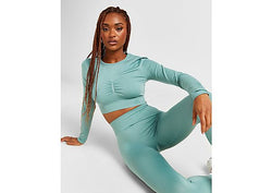 MONTIREX Evolve Seamless Long Sleeve Crop Top Green