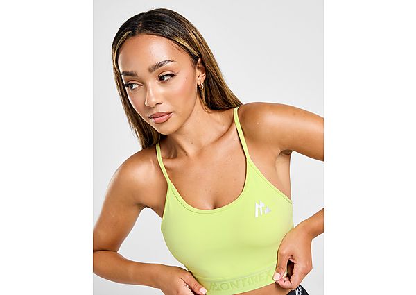 MONTIREX Icon Strappy Sports Bra Yellow