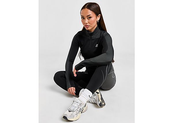 MONTIREX Seamless 1 4 Zip Top Black