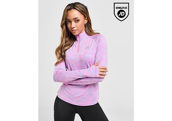 MONTIREX Trail 1 4 Zip Top Pink