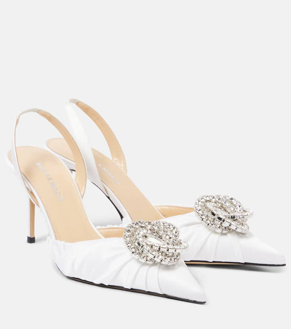 Mach & Mach Galaxy embellished slingback pumps