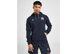 Macron Scotland Rugby Travel Hoodie Blue