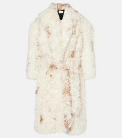 Magda Butrym Belted shearling coat