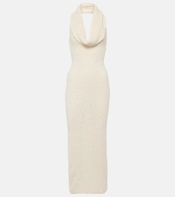 Magda Butrym Cotton-blend bouclé midi dress | LYBSTORE