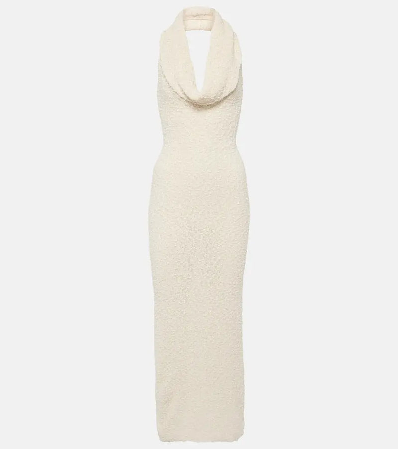 Magda Butrym Cotton-blend bouclé midi dress