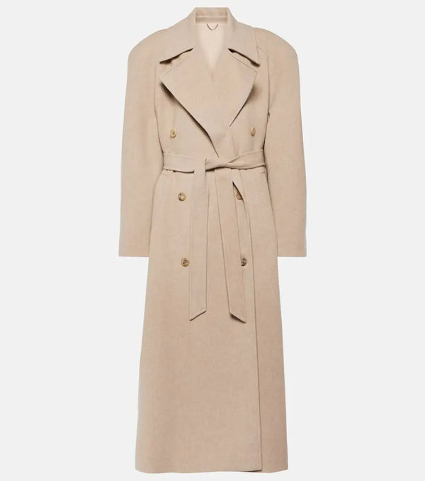 Magda Butrym Double-breasted cashmere coat | LYBSTORE