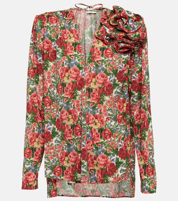 Magda Butrym Floral blouse | LYBSTORE