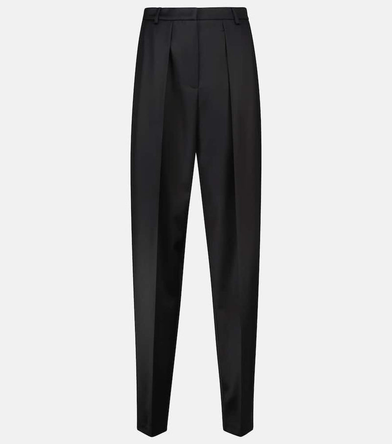 Magda Butrym High-rise tapered wool pants | LYBSTORE