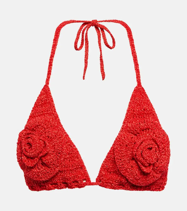 Magda Butrym Knit bikini top | LYBSTORE