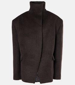 Magda Butrym Ribbed-knit wool and alpaca jacket