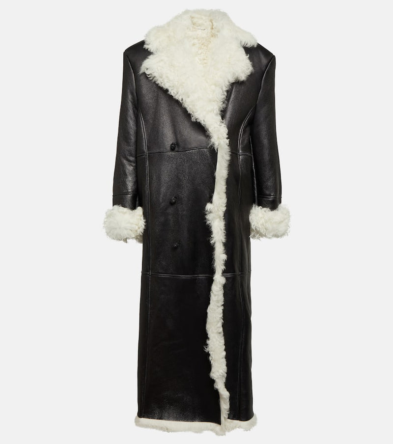 Magda Butrym Shearling-lined leather coat