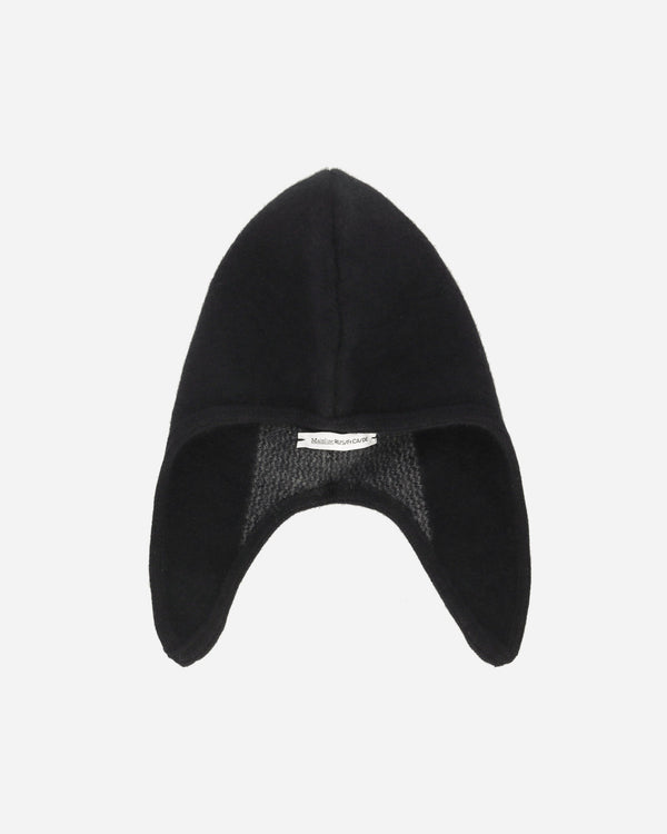 Mainline:RUS/Fr.CA/DE Knitted Logo Helmet Hat Black