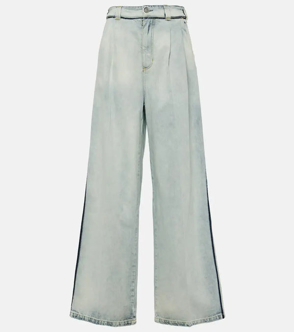 Maison Margiela High-rise wide-leg jeans | LYBSTORE