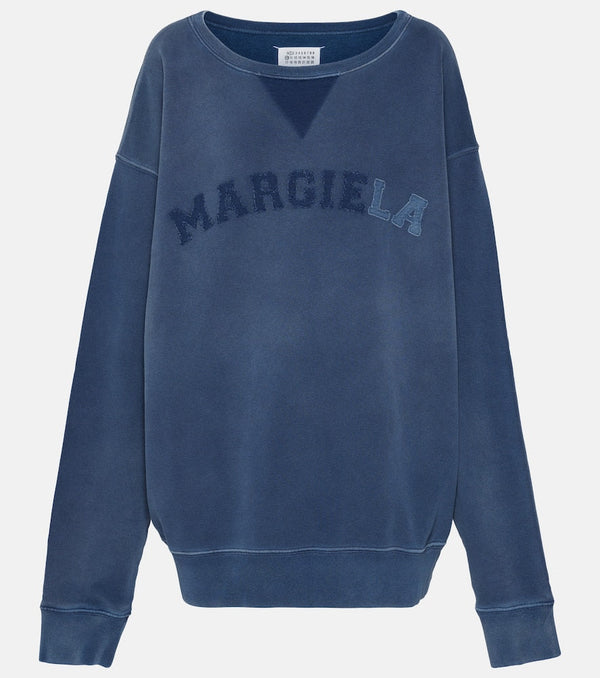 Maison Margiela Logo appliqué cotton sweatshirt