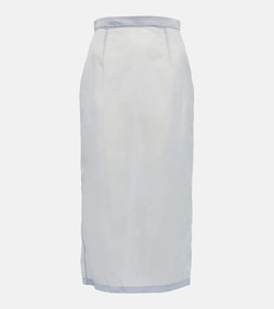 Maison Margiela Semi-sheer midi skirt