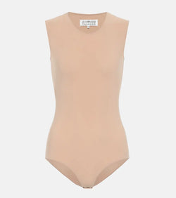 Maison Margiela Sleeveless stretch-jersey bodysuit | LYBSTORE