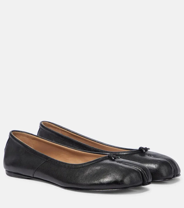 Maison Margiela Tabi leather ballet flats | LYBSTORE