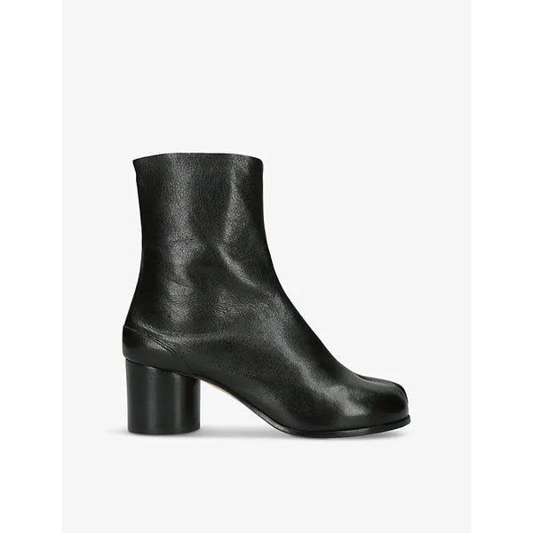 Maison Margiela Tabi leather heeled ankle boots | Maison Margiela