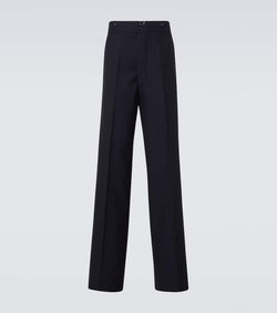 Maison Margiela Wool flannel wide-leg pants