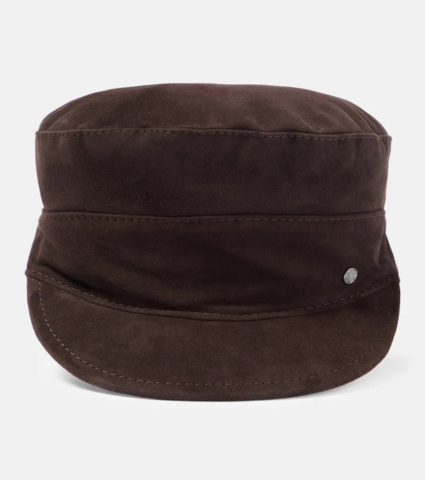 Maison Michel Romy leather cap | LYBSTORE