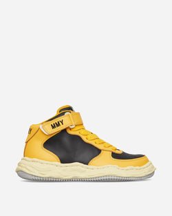 Maison MIHARA YASUHIRO Wayne VL OG Sole Leather High Sneakers Yellow