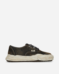 Maison MIHARA YASUHIRO Baker OG Sole Washed Denim Low Sneakers Black