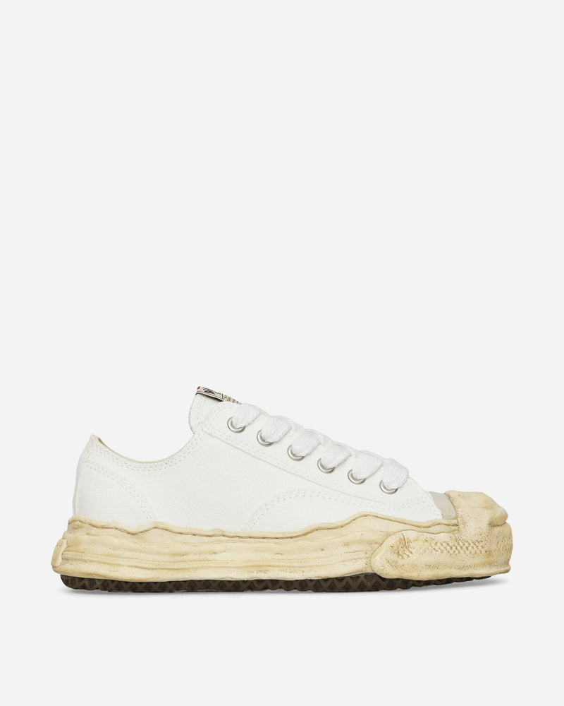 Maison MIHARA YASUHIRO Hank OG Dyed Sole Canvas Low Sneakers White