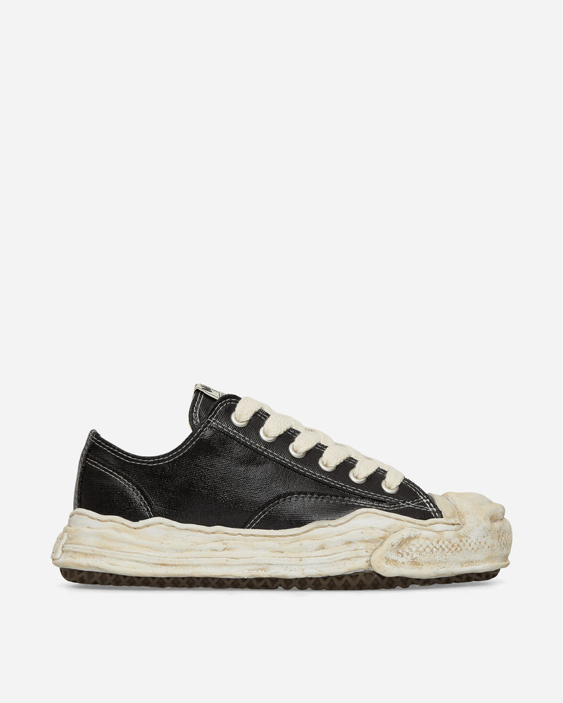 Maison MIHARA YASUHIRO Hank OG Sole Silicon Coating Canvas Low Sneakers Black