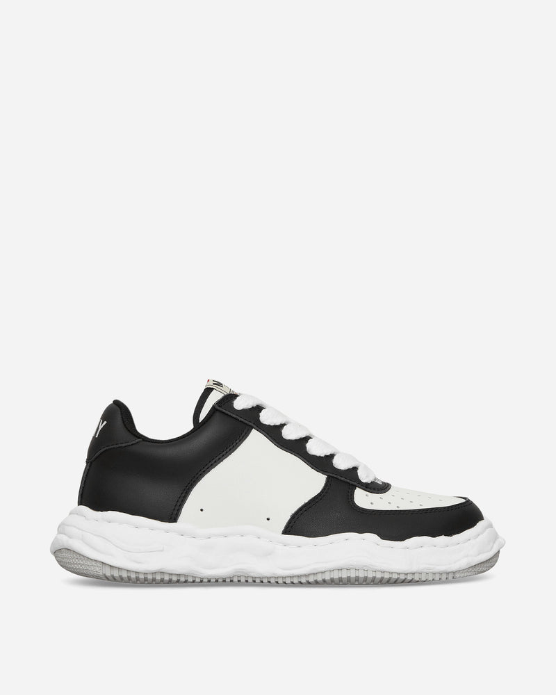 Maison MIHARA YASUHIRO Wayne OG Sole Cow Leather Low Sneakers Black / White