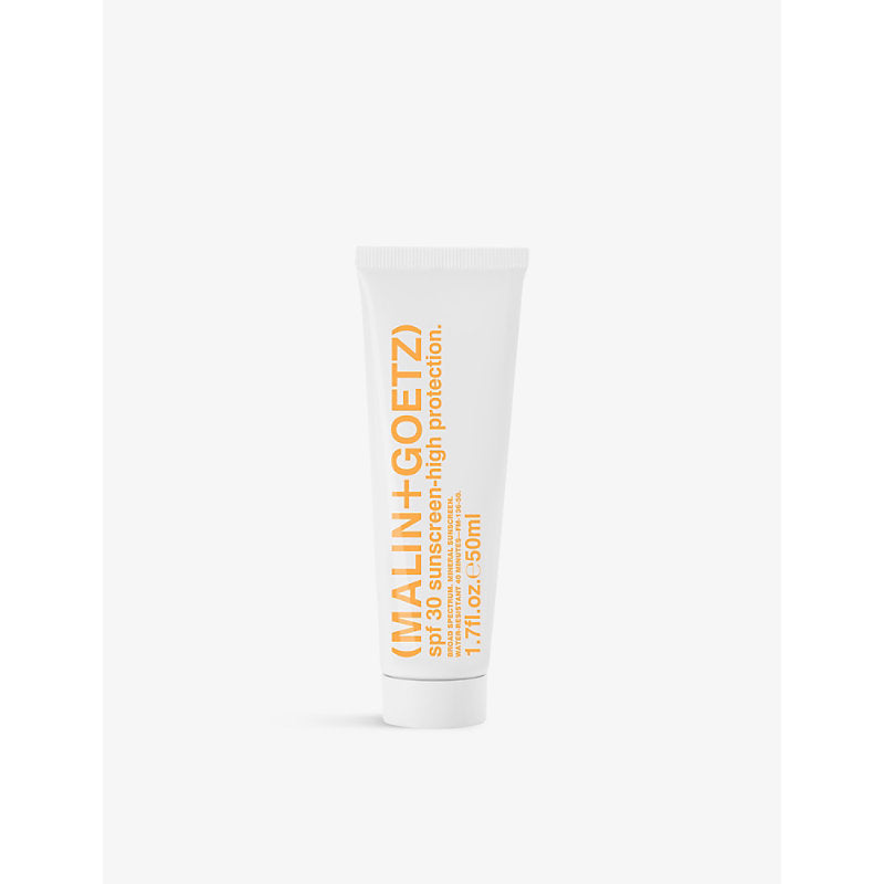 Malin + Goetz SPF30 High Protection sunscreen 50ml