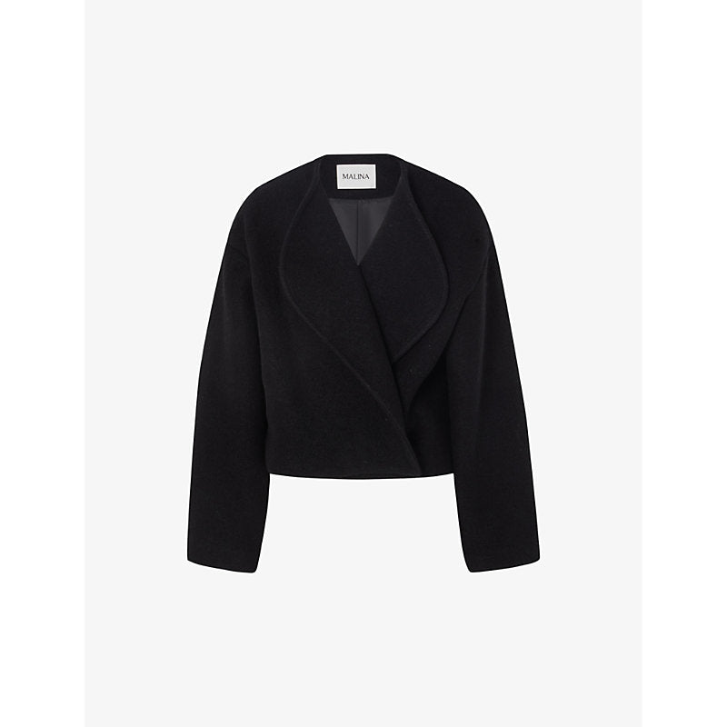 Malina Elia cropped wool jacket