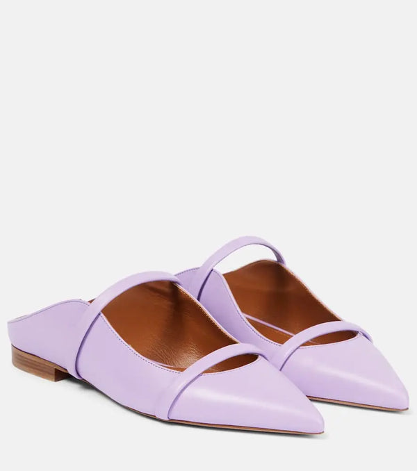 Malone Souliers Maureen leather slippers | LYBSTORE