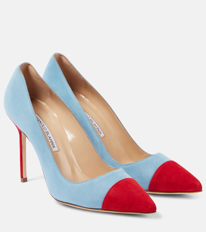 Manolo Blahnik Capcour 105 suede pumps