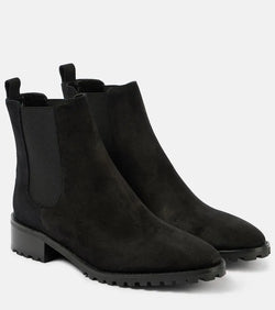 Manolo Blahnik Chelata suede Chelsea boots | LYBSTORE