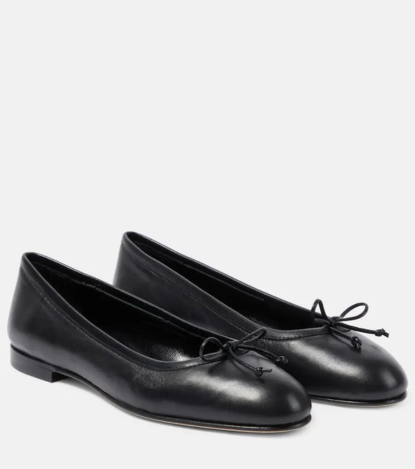 Manolo Blahnik Veralli leather ballet flats