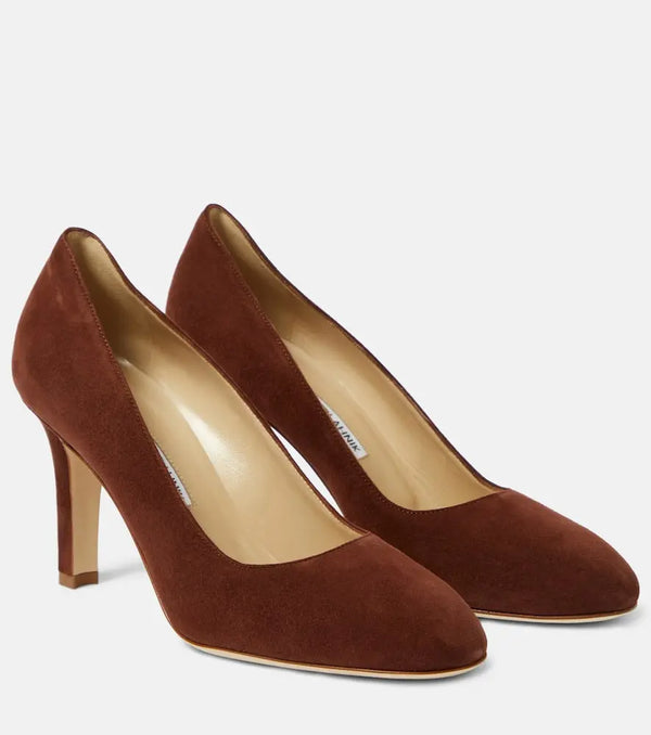 Manolo Blahnik Verin suede pumps | LYBSTORE