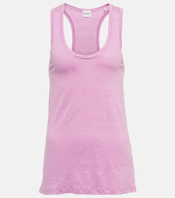 Marant Etoile Avien linen tank top | LYBSTORE