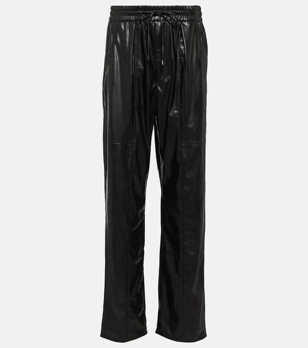 Marant Etoile Brina faux-leather straight pants | LYBSTORE