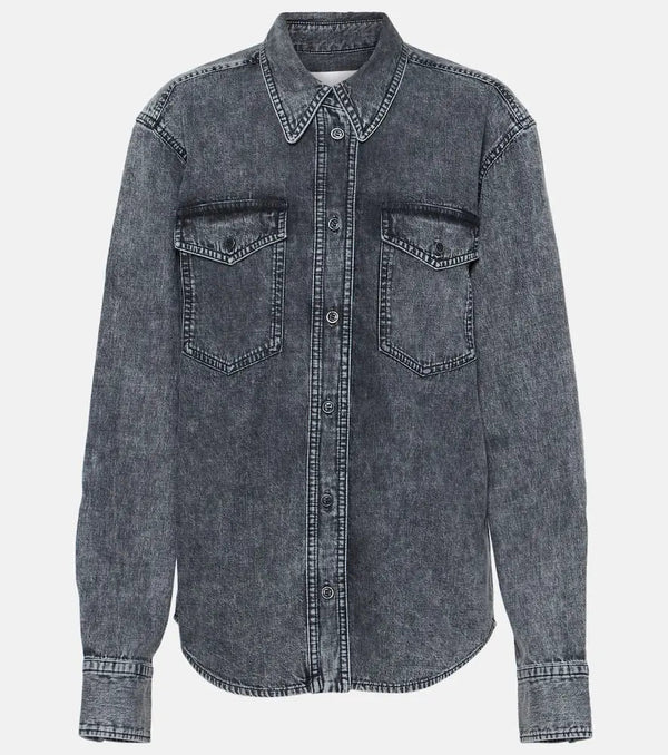 Marant Etoile Danis cotton denim shirt | LYBSTORE