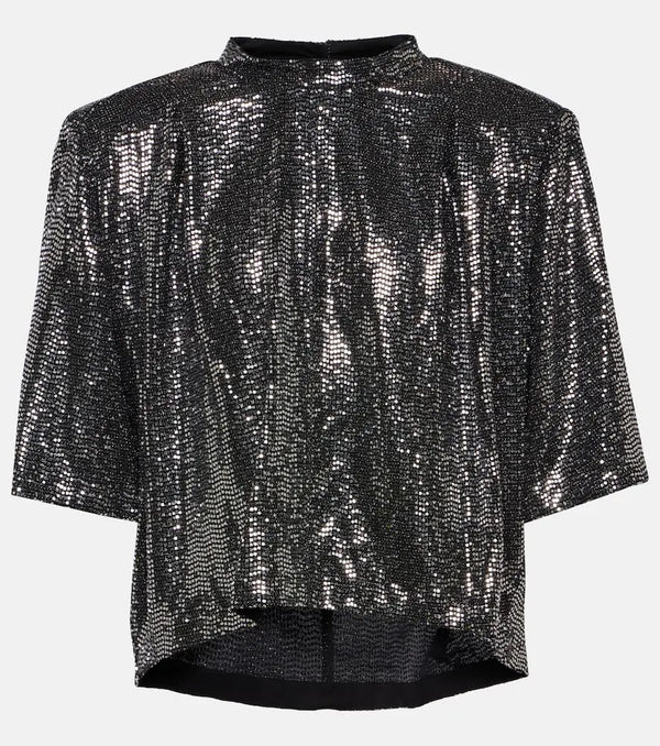 Marant Etoile Delfi embellished top | LYBSTORE