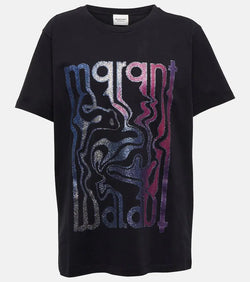 Marant Etoile Enna printed cotton T-shirt | LYBSTORE