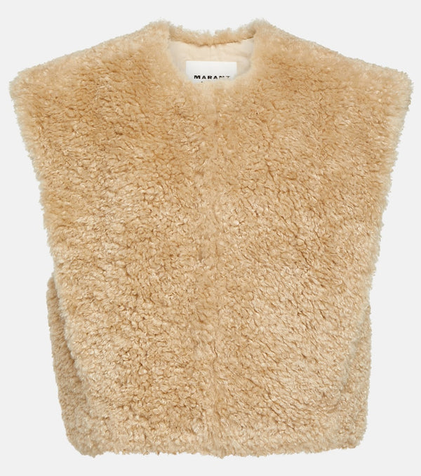 Marant Etoile Feliz faux-shearling vest