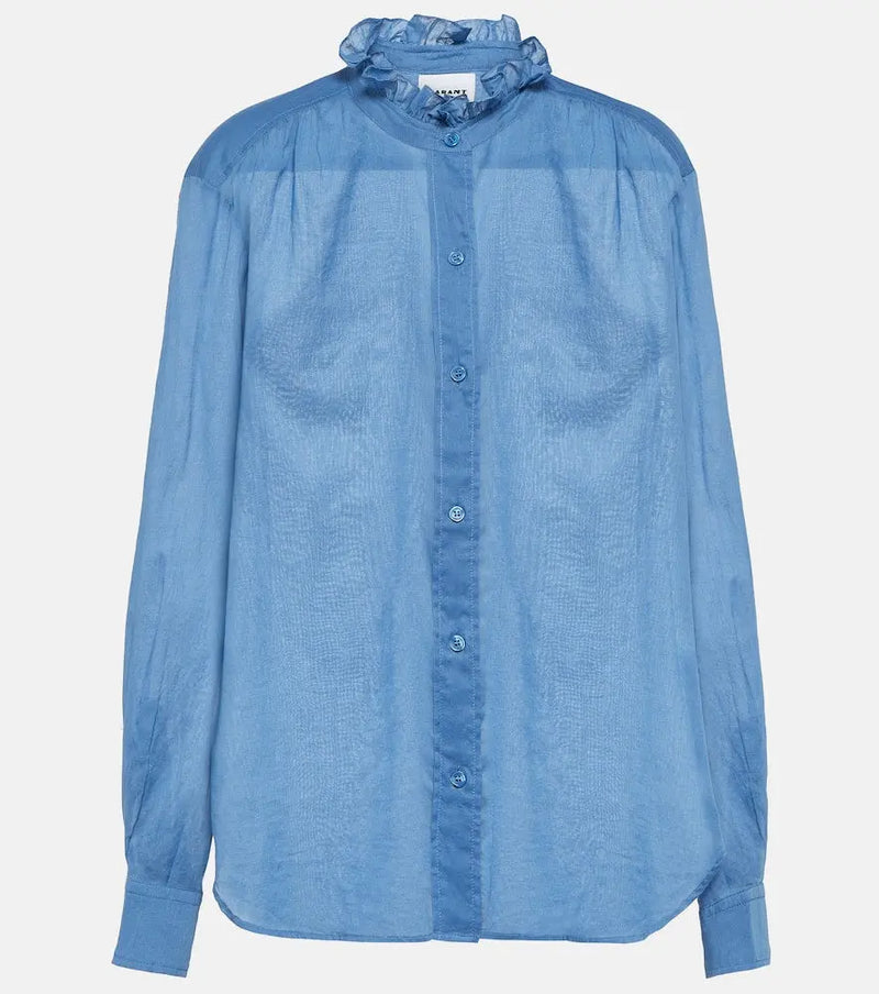 Marant Etoile Gamble cotton blouse | LYBSTORE