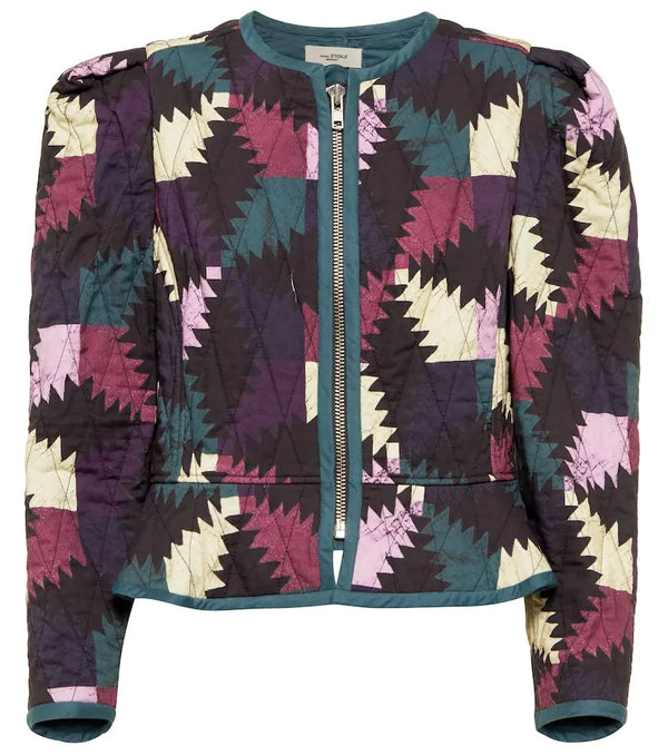 Marant Etoile Hafileal printed cotton jacket | LYBSTORE