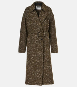 Marant Etoile Horia wool-blend wrap coat | LYBSTORE