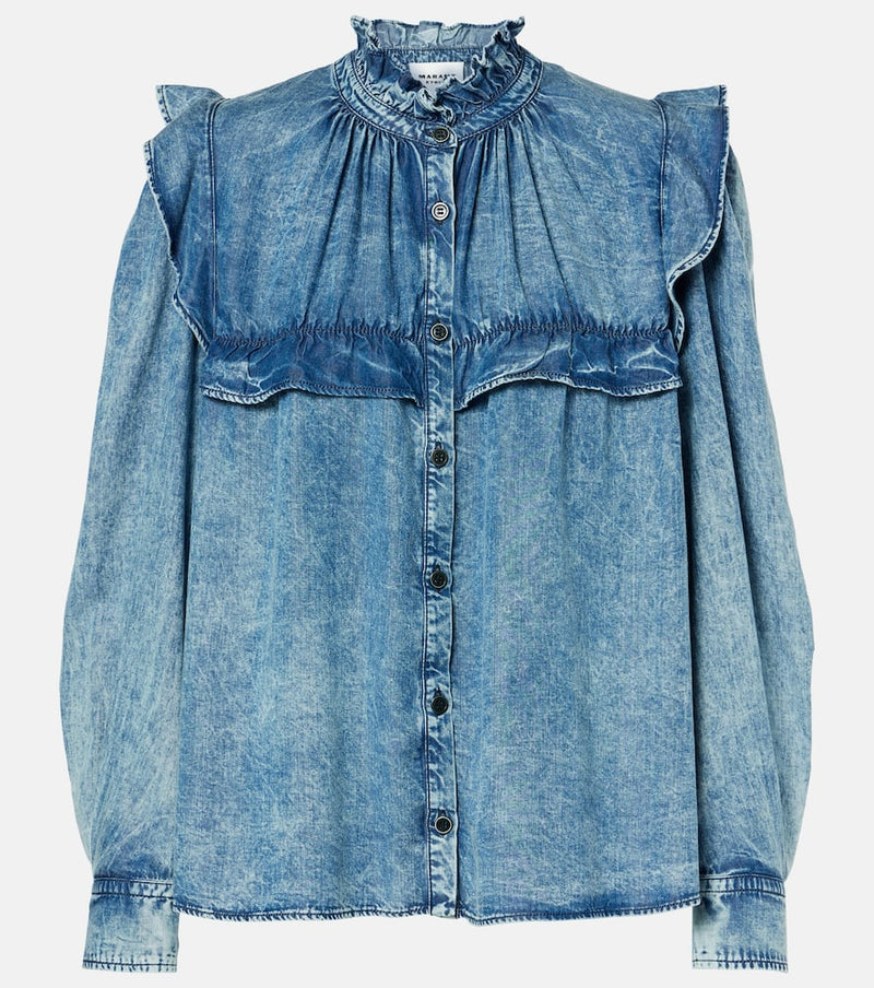 Marant Etoile Idety ruffled shirt