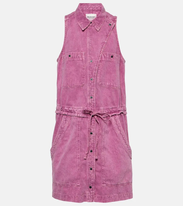 Marant Etoile Ines denim minidress | LYBSTORE