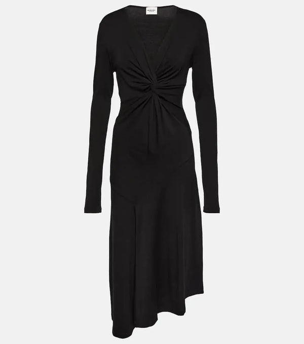 Marant Etoile Lania jersey midi dress | LYBSTORE