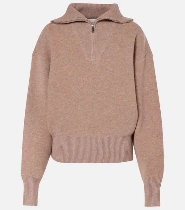 Marant Etoile Laranne wool-blend half-zip sweater | LYBSTORE